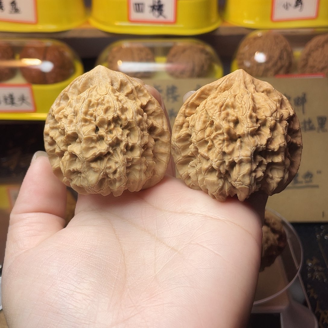 文玩核桃吊坠澄*蓝官帽48