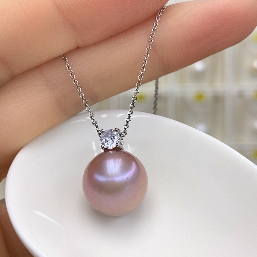 淡水珍珠未镶嵌吊坠(赠链)