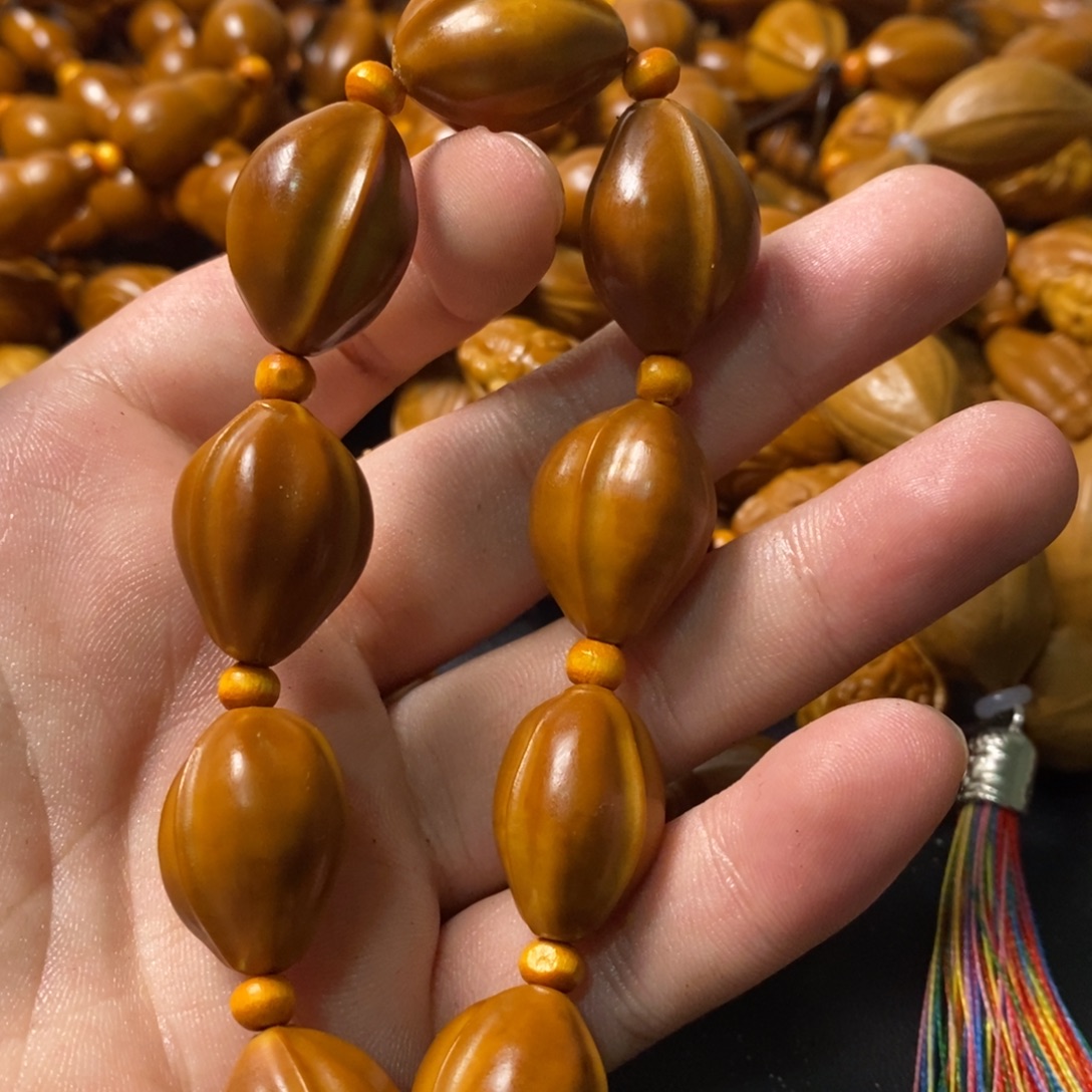 橄榄核手串/手链微瑕鲨鱼背