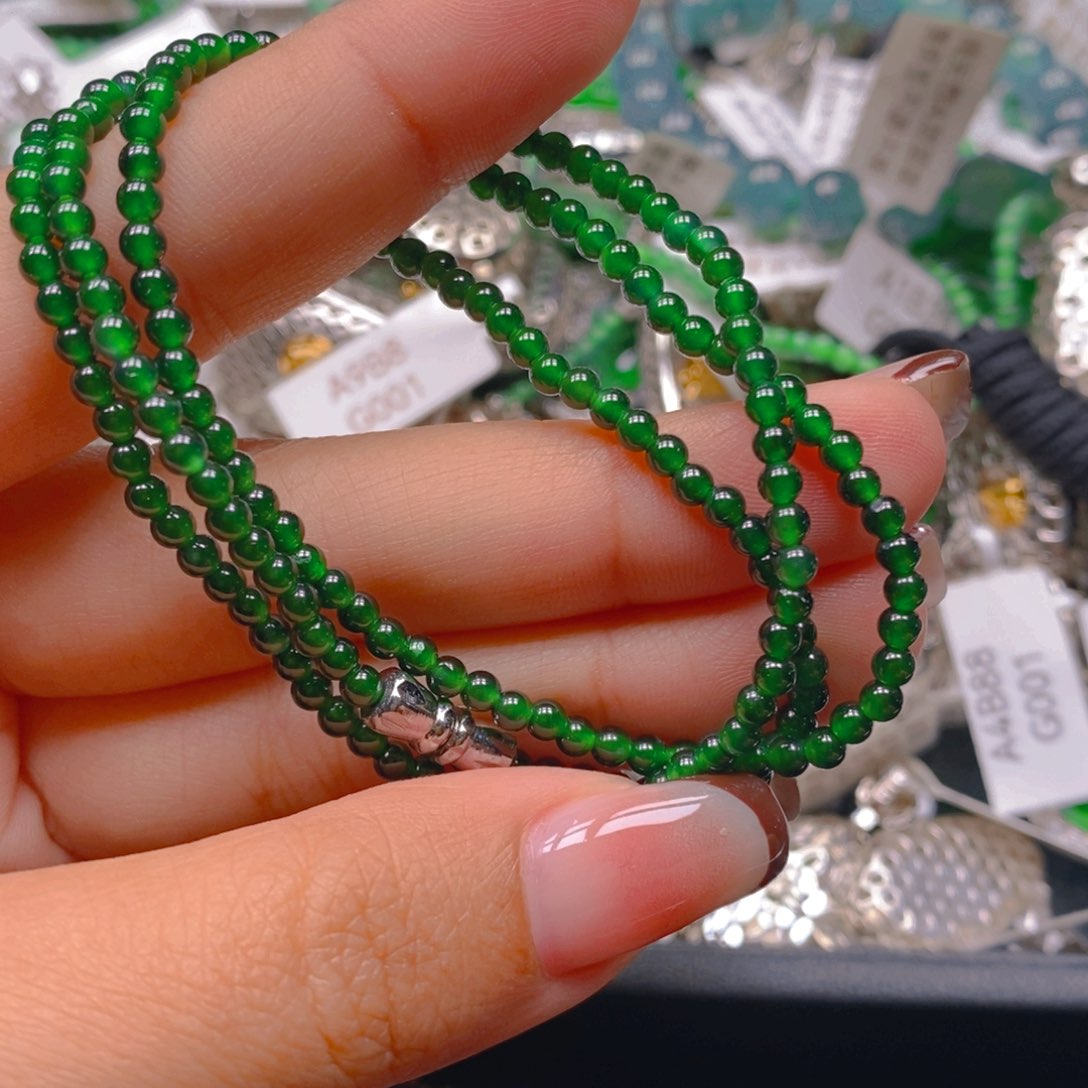 翡翠颈饰未镶嵌88888889998