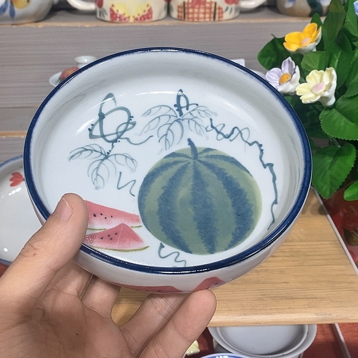 禾泥陶器手工手绘