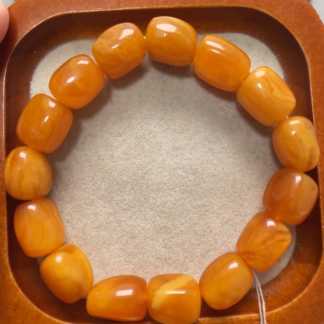 蜜蜡未镶嵌手串蜜蜡