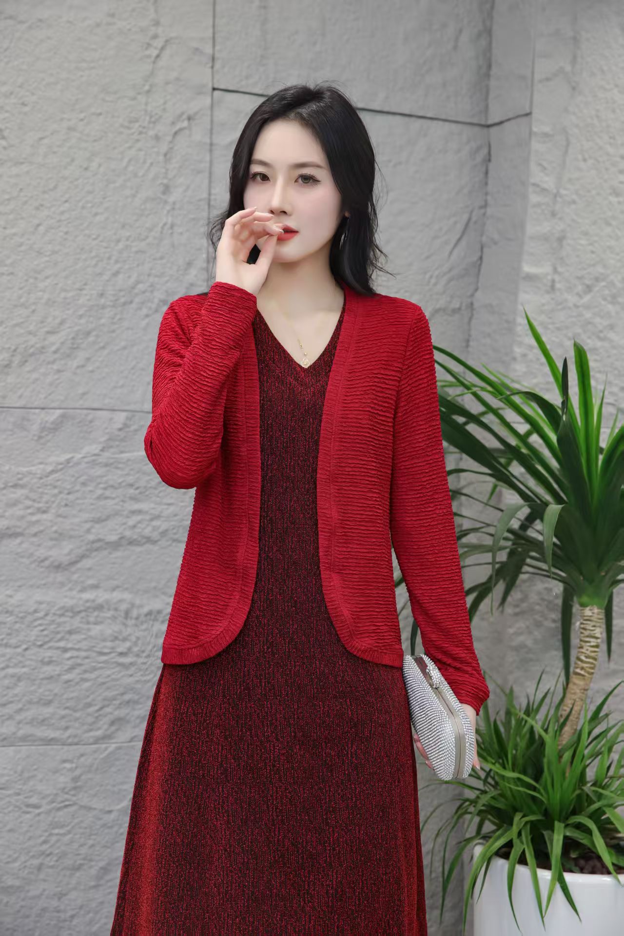 2025年秋季时尚洋气气质百搭减龄女士中老年妈妈装长袖小外套