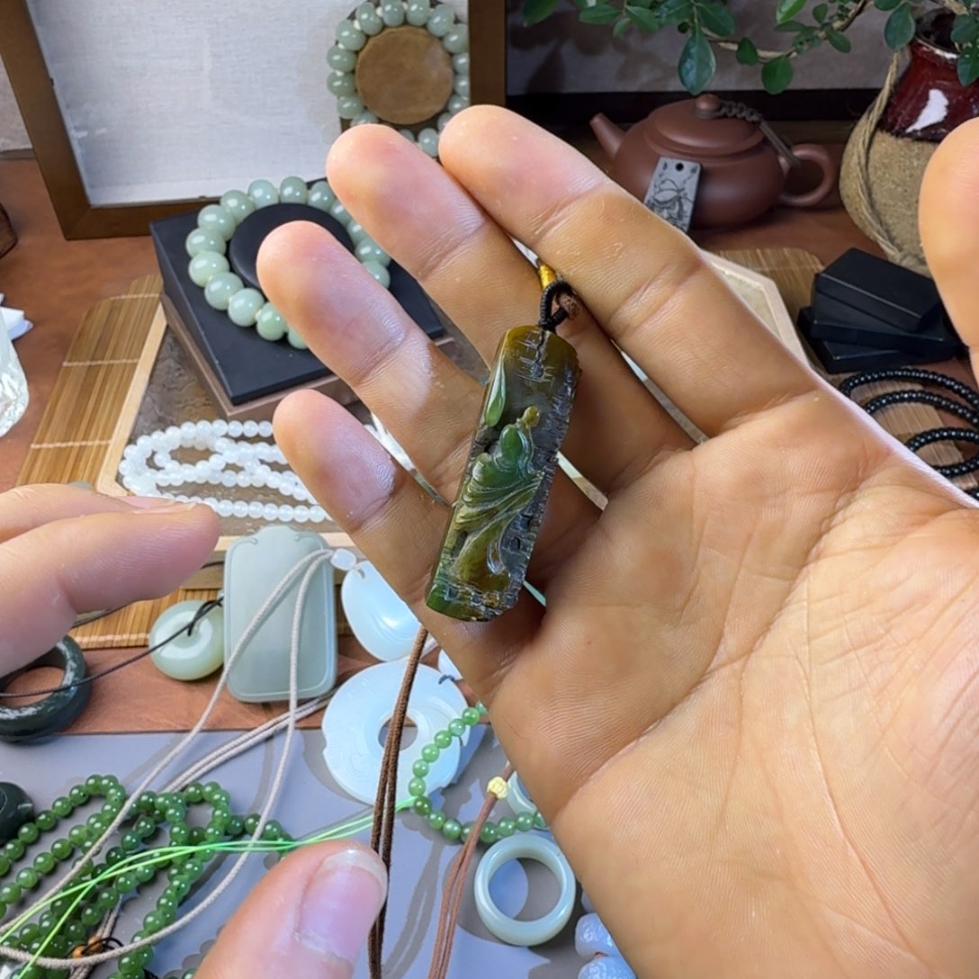 大***红和田玉未镶嵌手链