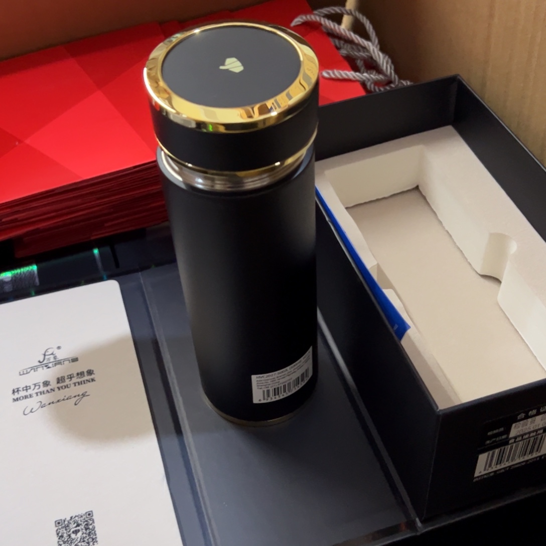 H21JL黑金保温杯316带滤网500➕牛奶杯