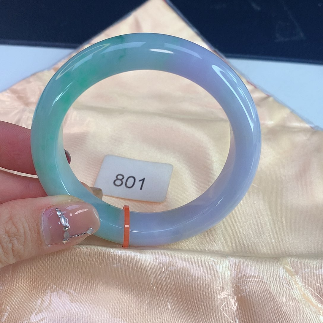 翡翠手镯未镶嵌天然A货翡翠801