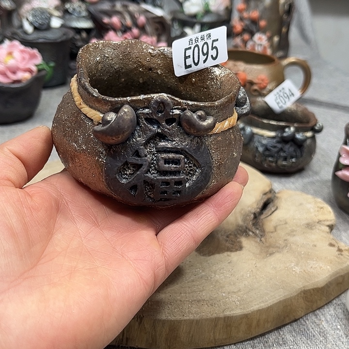 嵇***d垚焱柴烧茶具分享