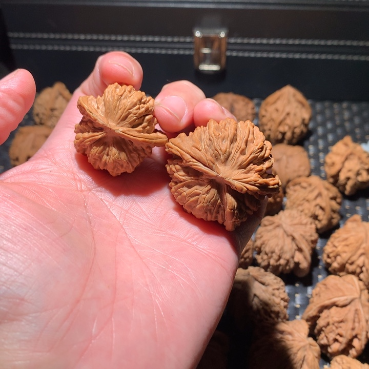 吊坠文玩核桃四座楼爷孙组合