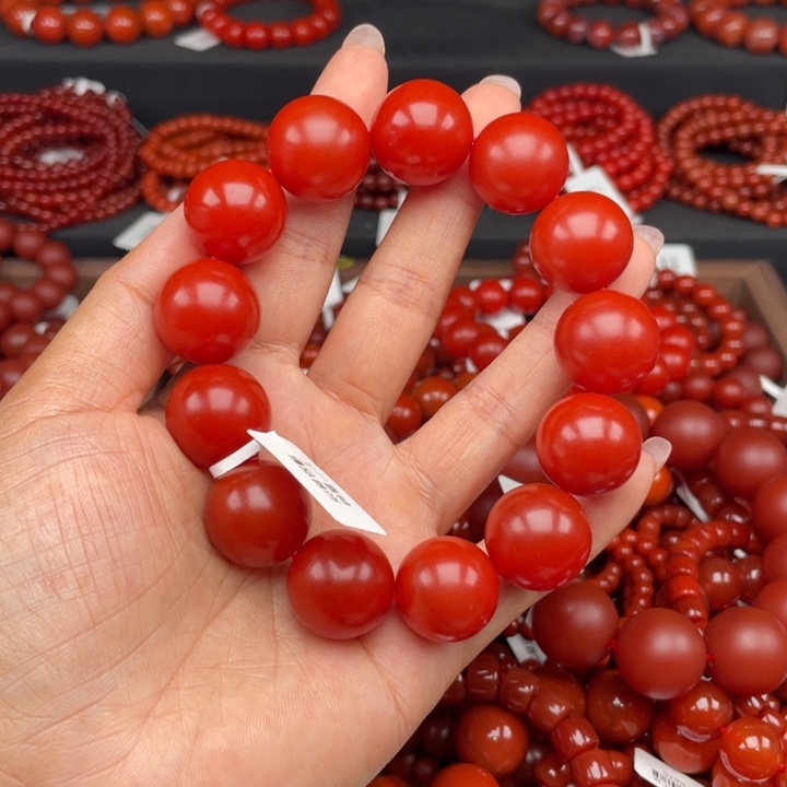 玛瑙/玉髓手链未镶嵌泉**士