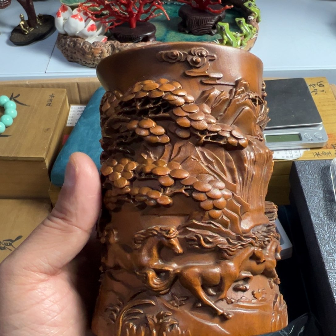 紫砂茶宠我家粉皮真好看啊