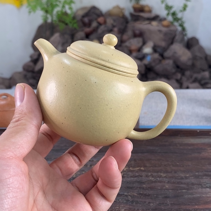 紫砂茶壶宜兴紫砂本绿200