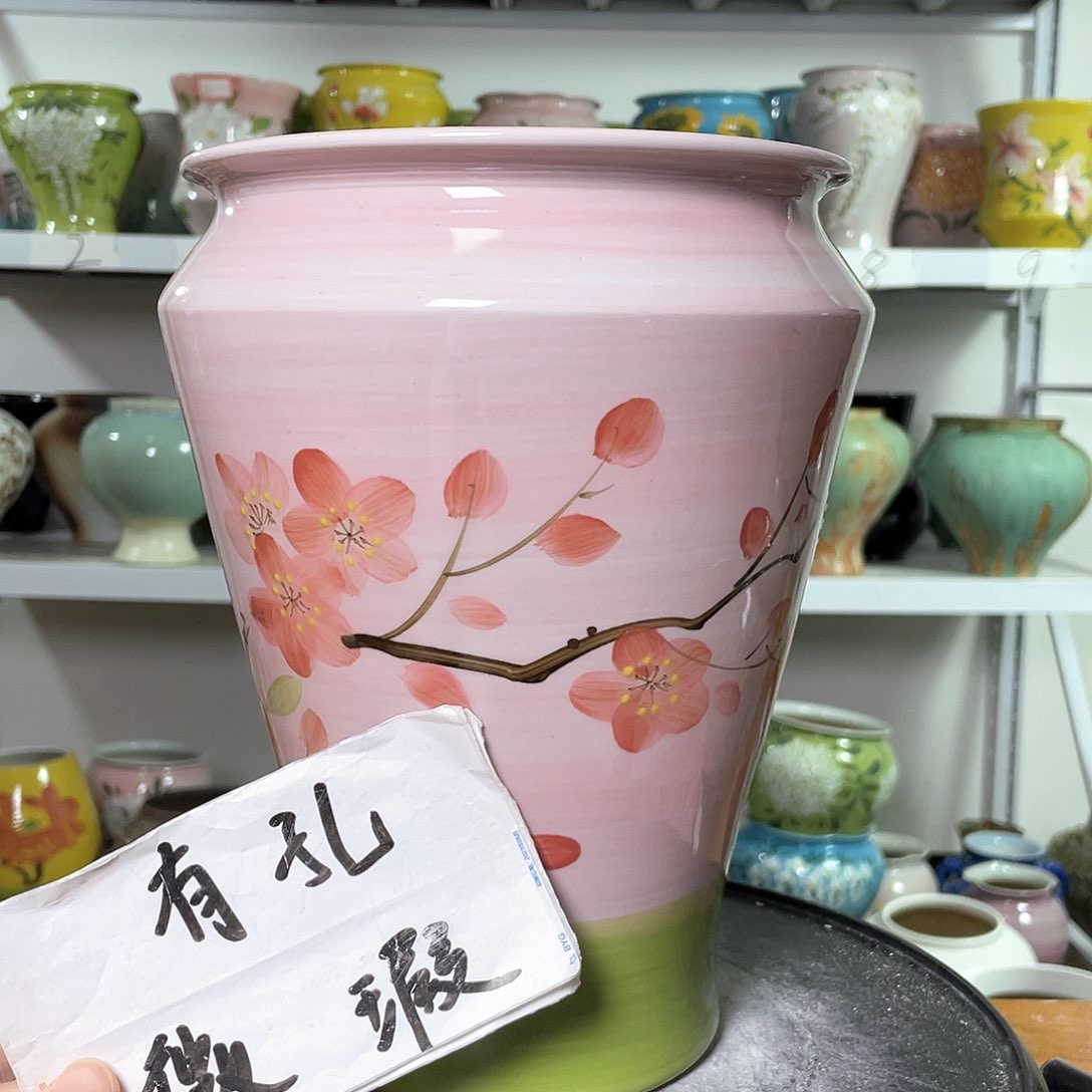 景德镇陶瓷花盆花器暇256