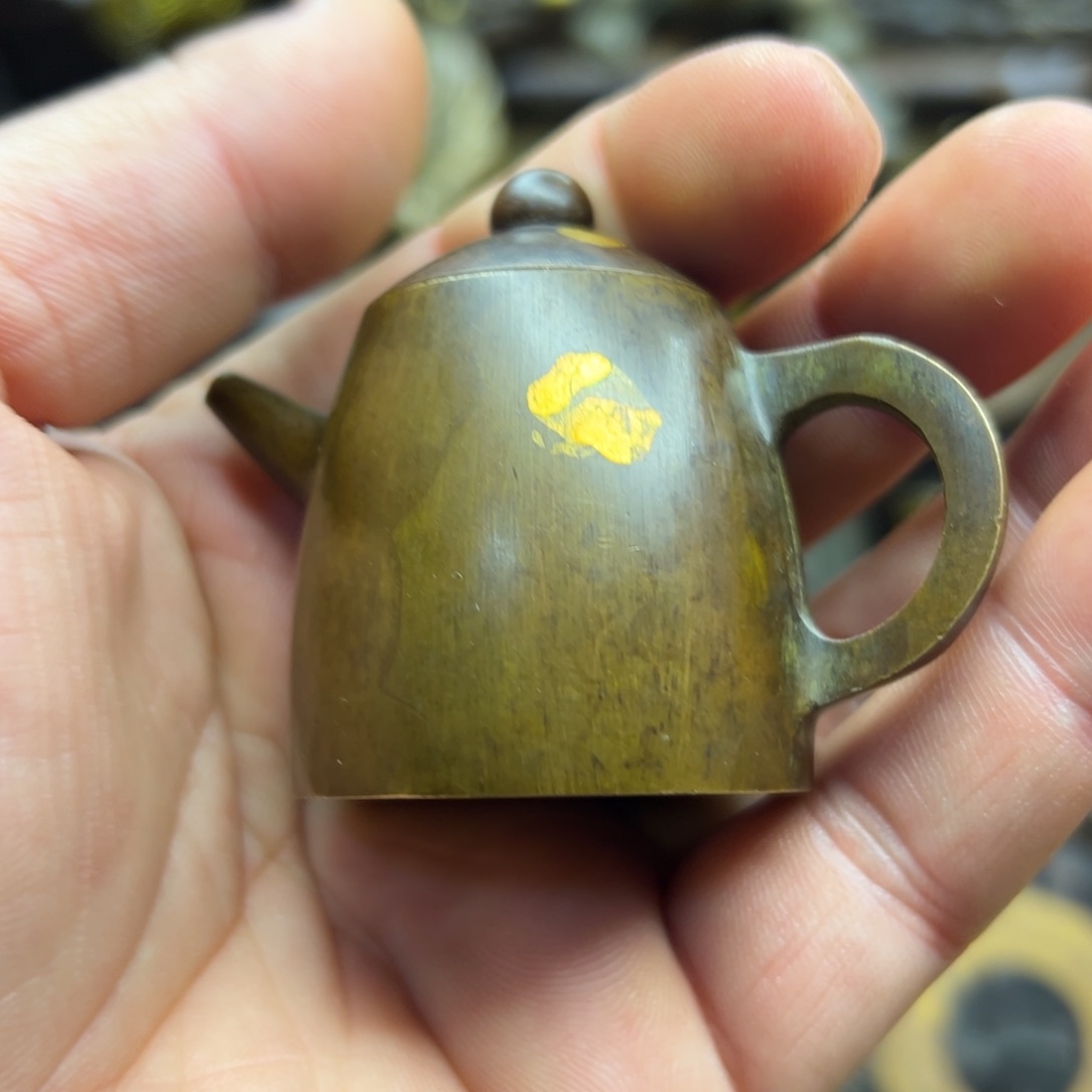 铜摆件欢迎欢迎你