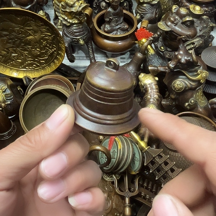 顺顺利利，铜铜器摆件