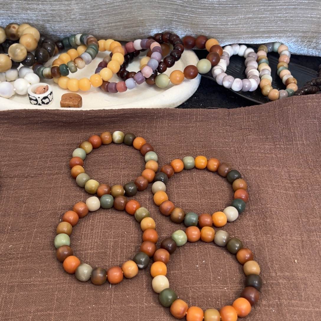 菩提根/象牙果吊坠魔法森林13桶珠微瑕