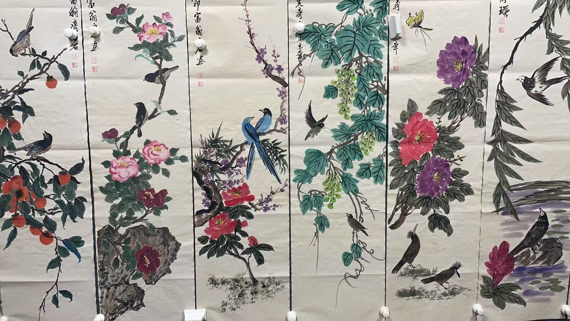 【优瑞新】精品十二条屏装饰画通用链接
