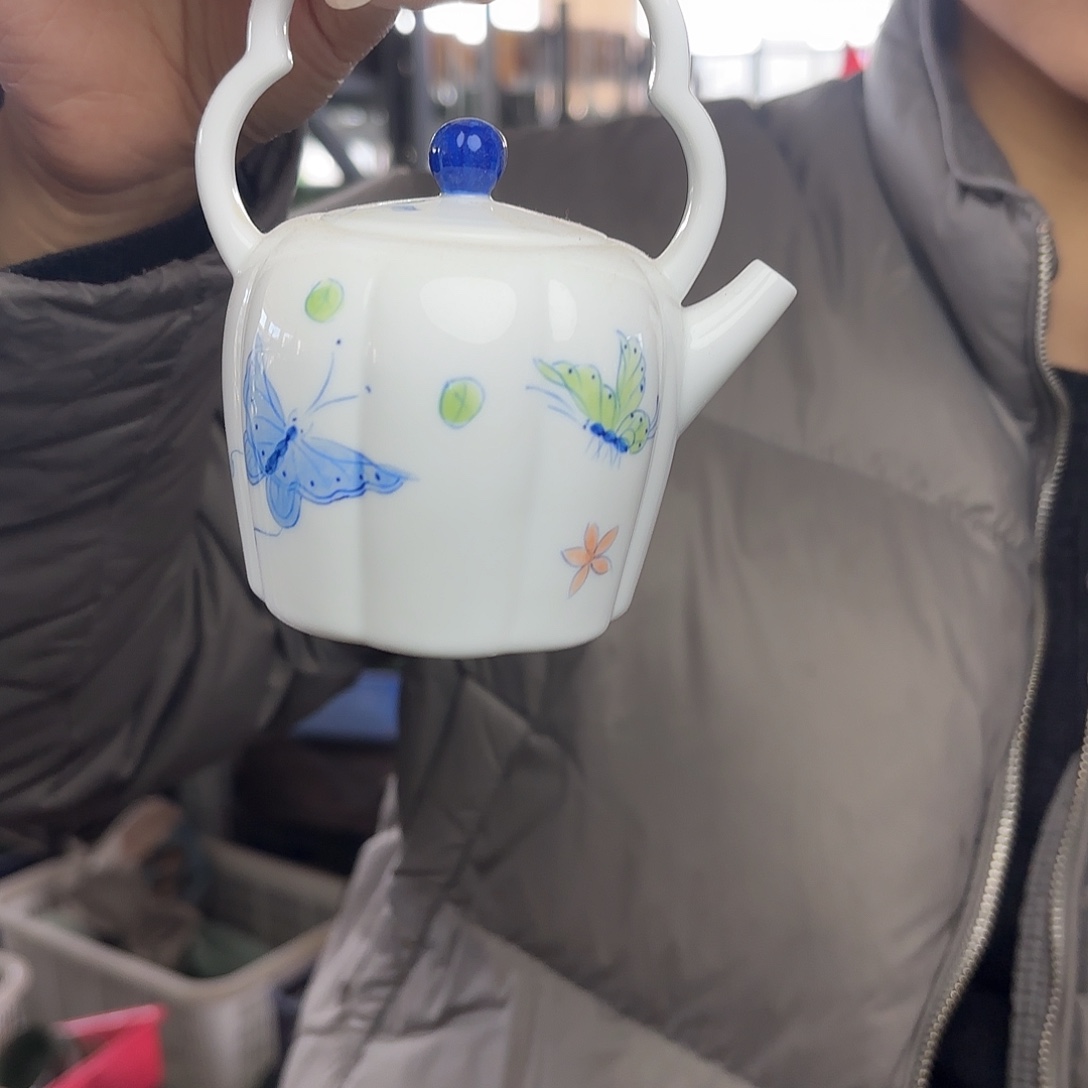 龙泉云间青瓷小米茶器