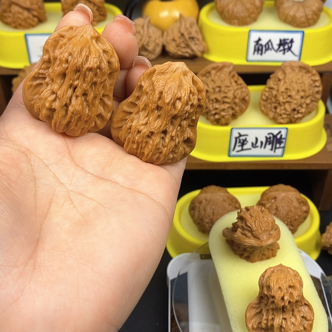 核桃葫芦 文玩/木作/... 文玩把