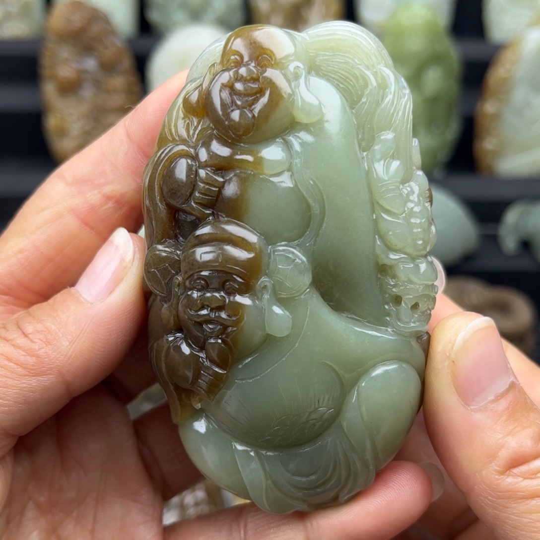 和田玉手把未镶嵌