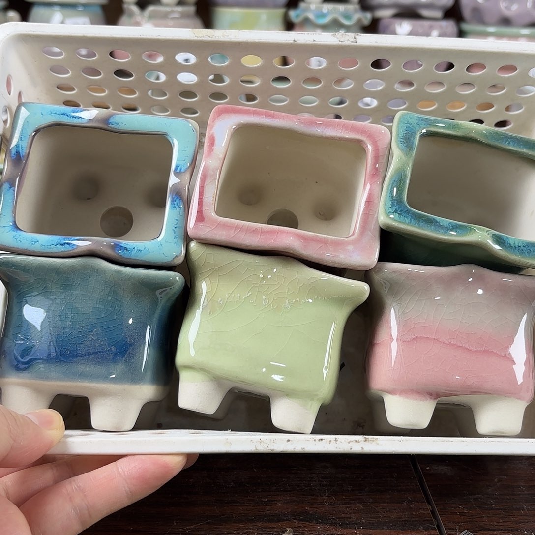 红陶量货/口5-7高深浅搭配发6个