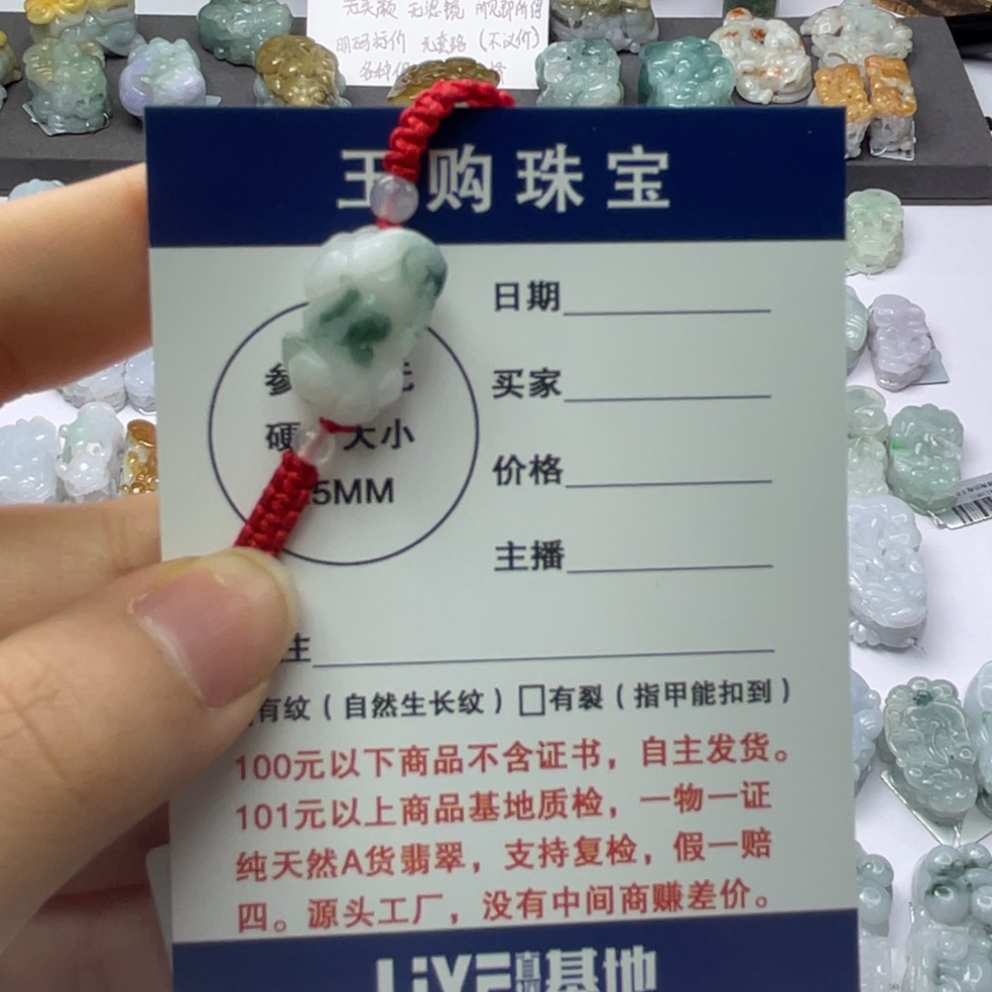 翡翠颈饰未镶嵌小**呀123456789