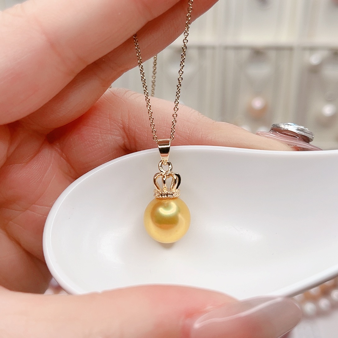 淡水珍珠吊坠(赠链)合金