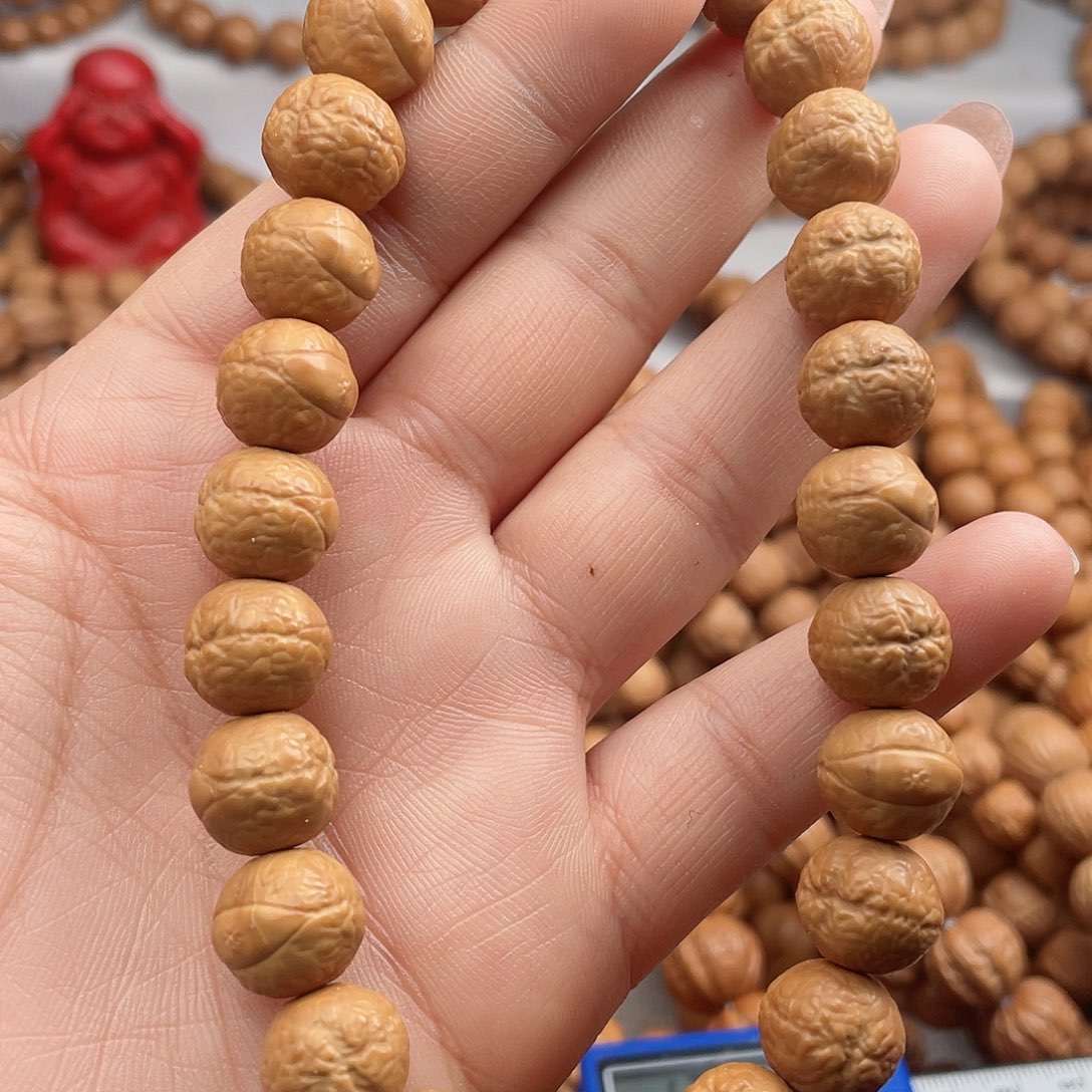 猴头核桃吊坠12+凤眼手持