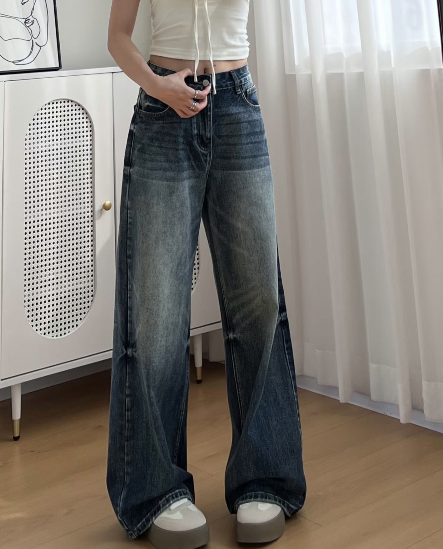 【吉祥 如意 如愿 顺遂】拍满2条送皮带全新牛仔裤部分默认微瑕