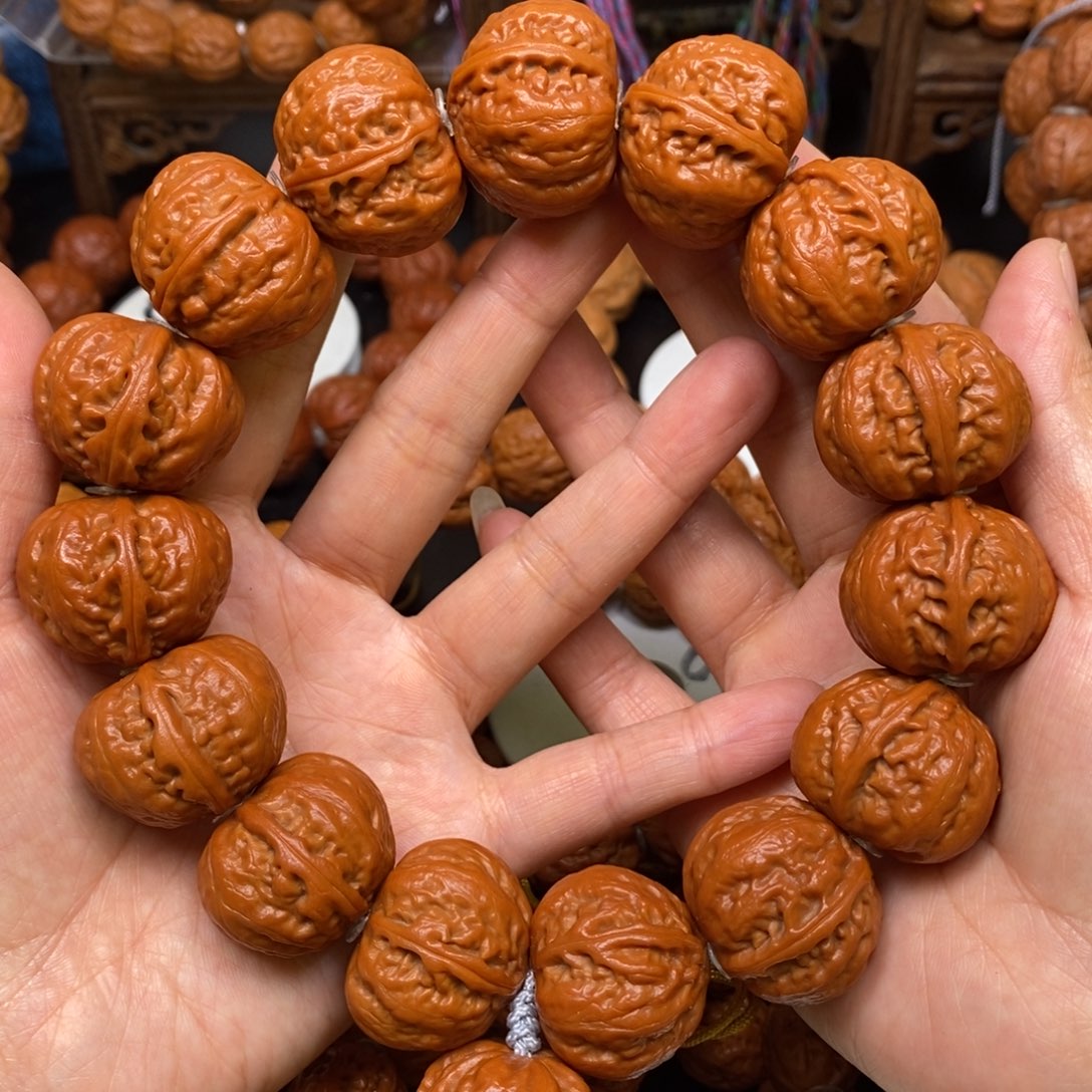 桃核手串小****好肉筋元宝