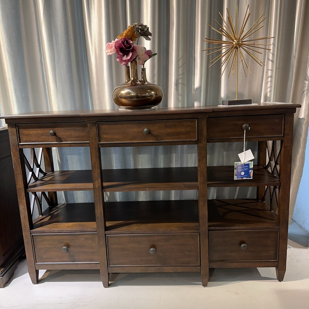 KLSN美式乡村储藏卯榫玄关柜门厅柜-920-891-尺寸：1626*533*1058