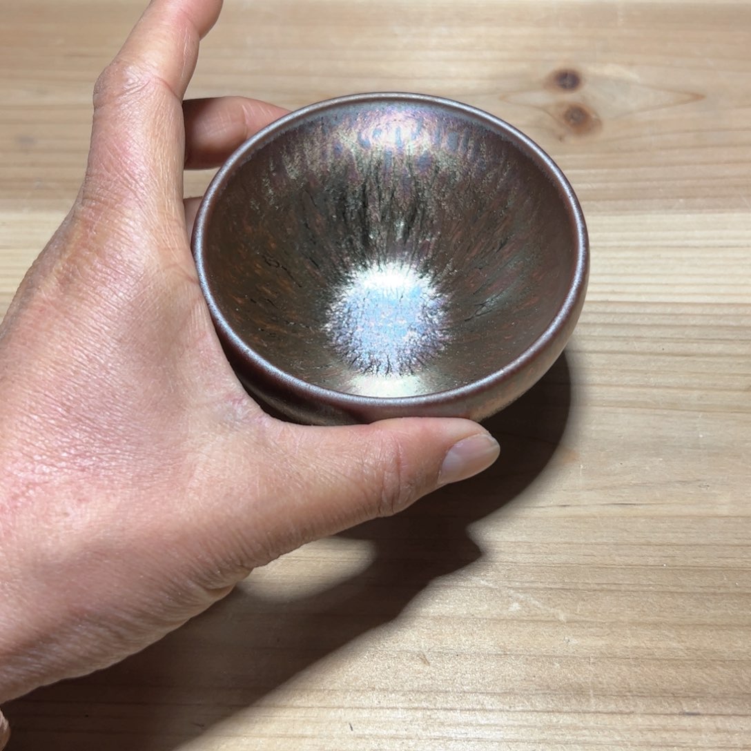 茶盏手工彩金钵主人杯茶器