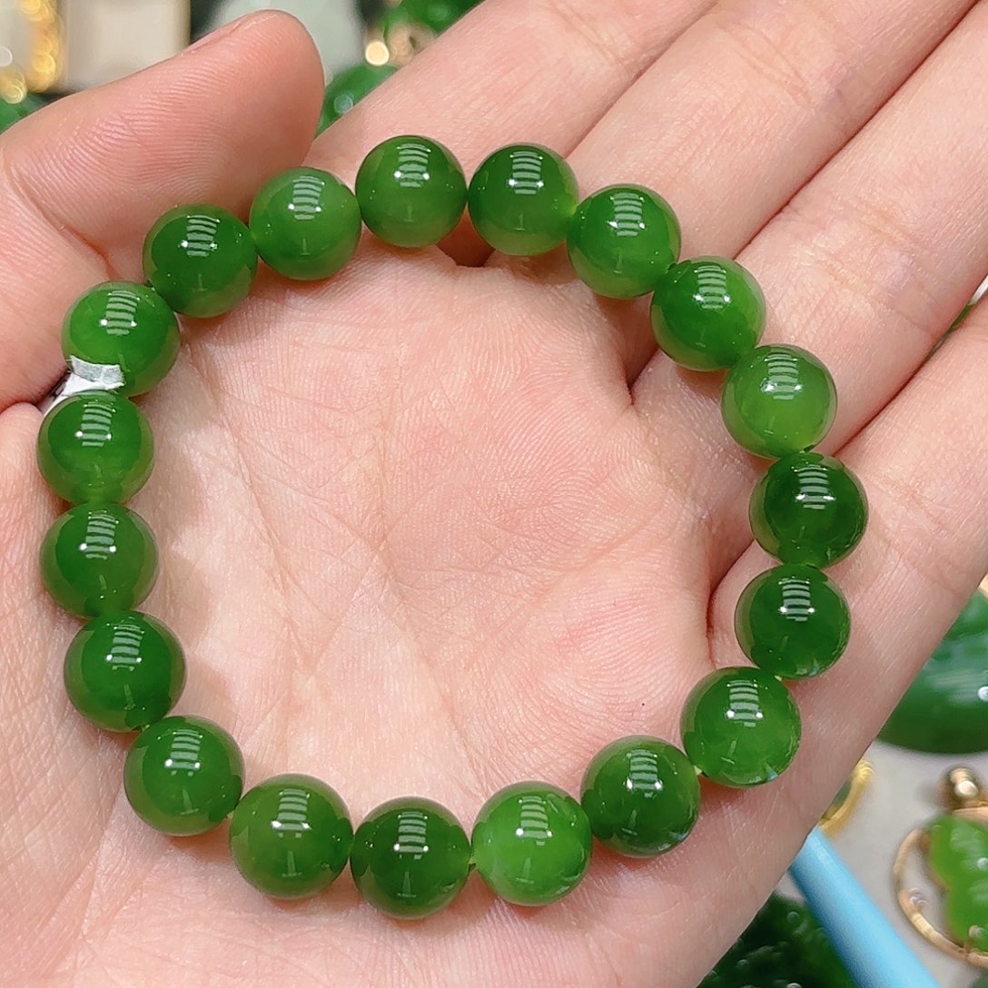 和田玉（碧玉）手串未镶嵌