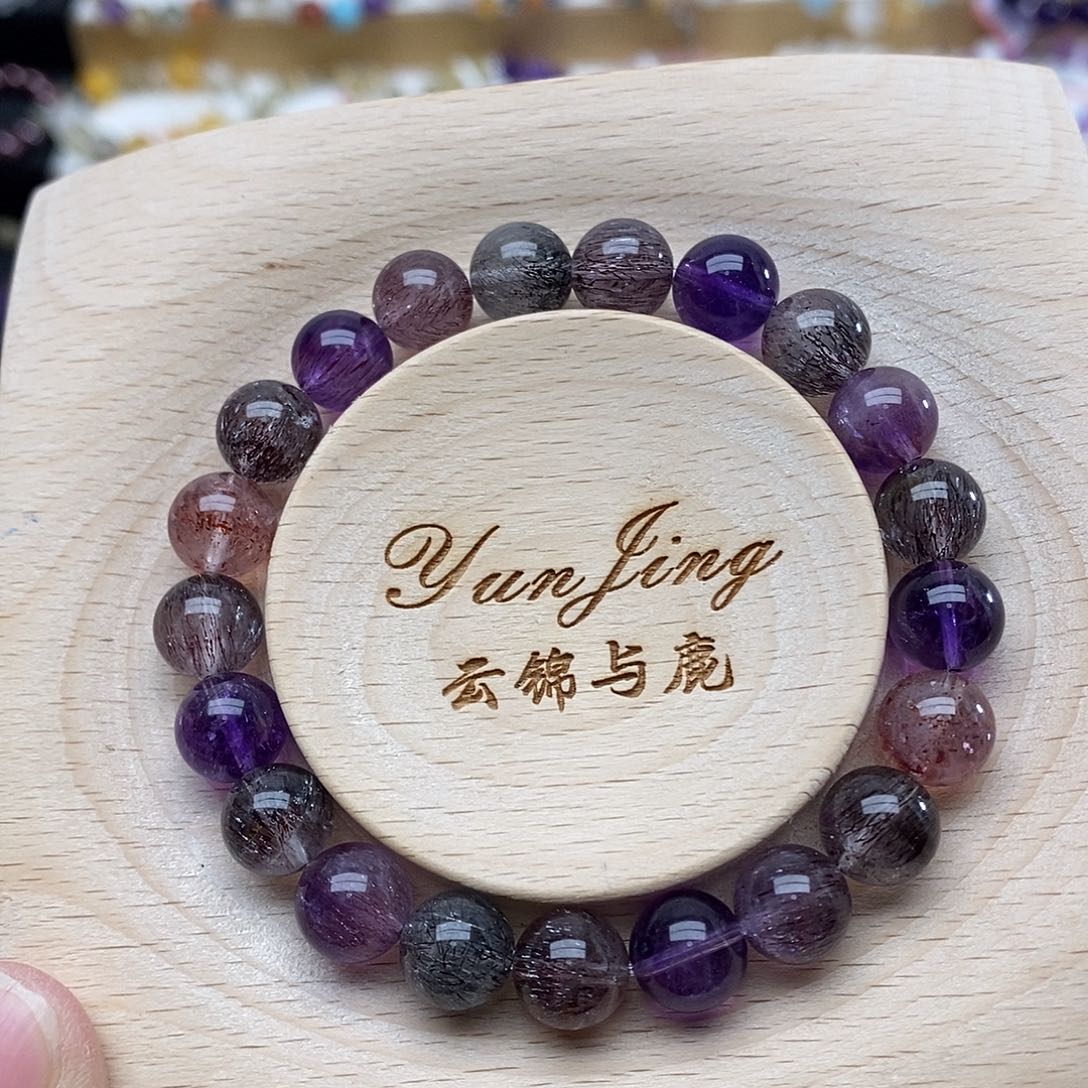 嗯***王水晶手链未镶嵌超七9.2