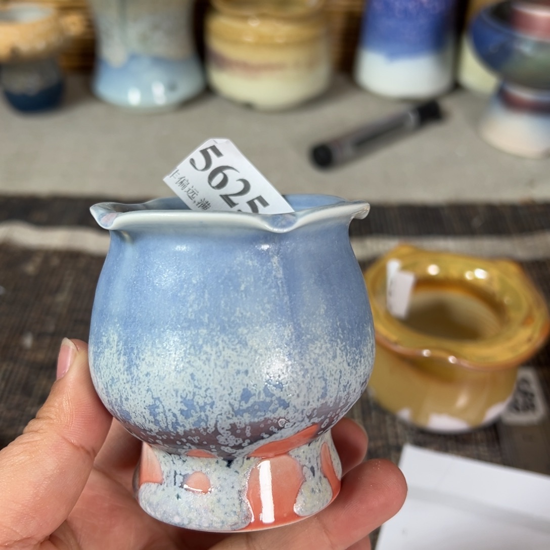 红陶景德镇手工花盆