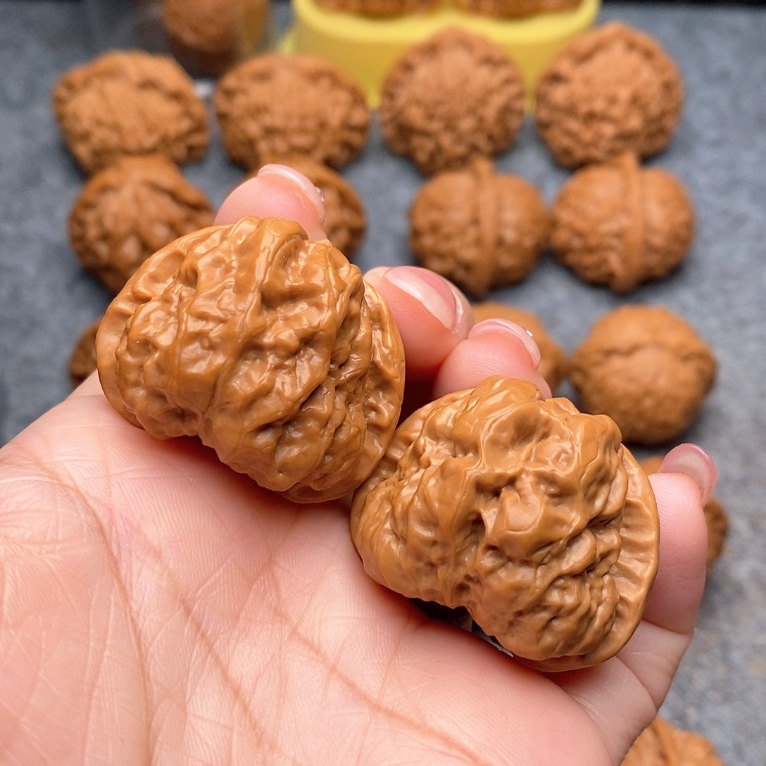 文玩核桃把件精品蛤蟆头37全品