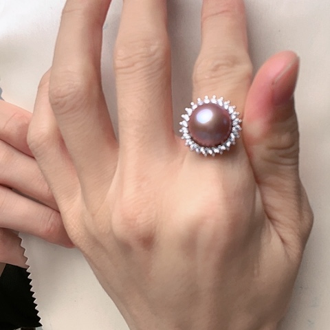 淡水珍珠戒指未镶嵌