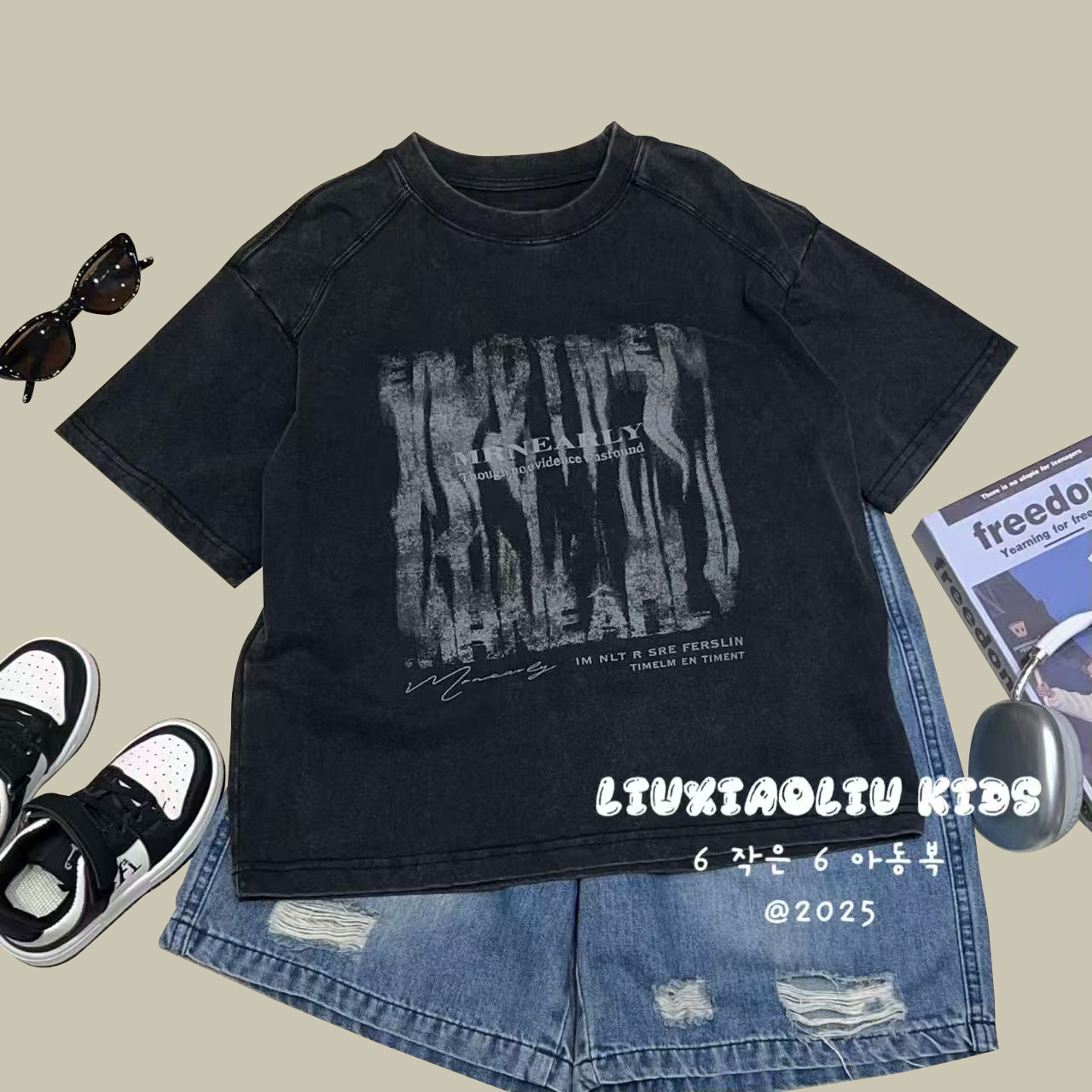 杭州六小六正版 BY LIUXIAOLIU夏季儿童短袖15992