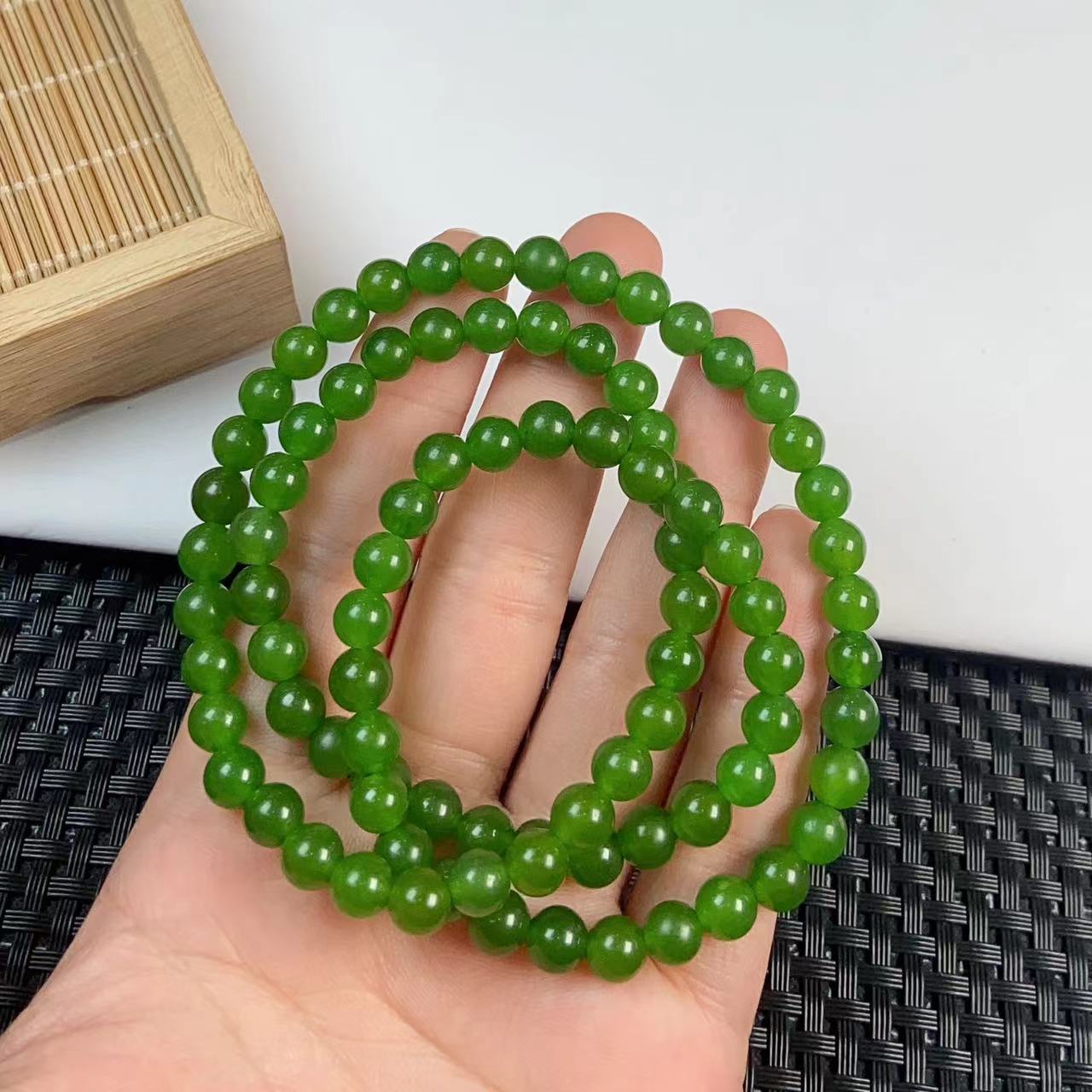 （聚宝严选）A414三圈手串6妈妈款时尚精致精美百搭