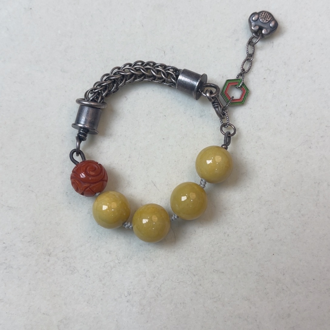 翡翠手链未镶嵌手串