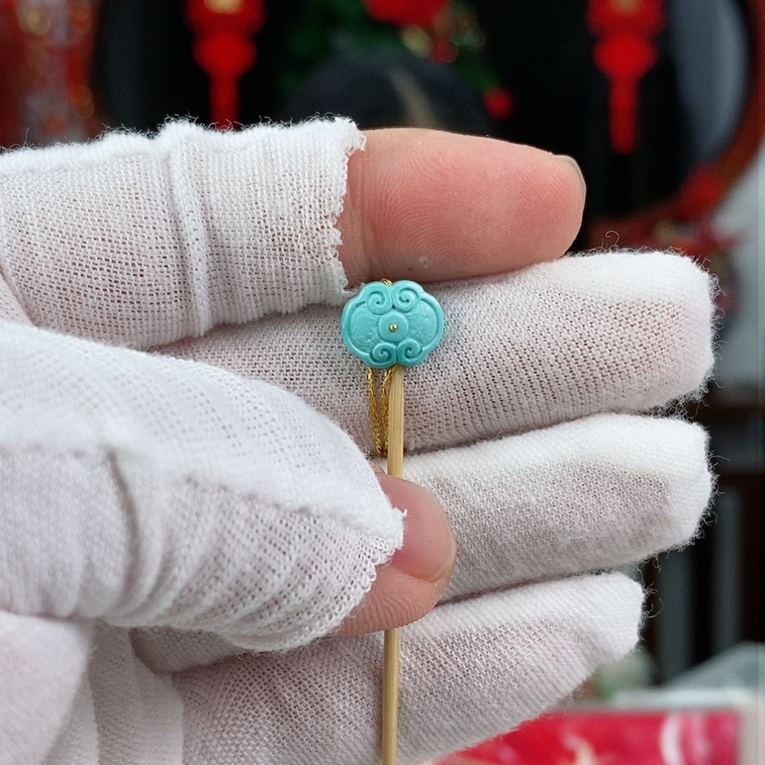 绿松石珠宝奇石未镶嵌