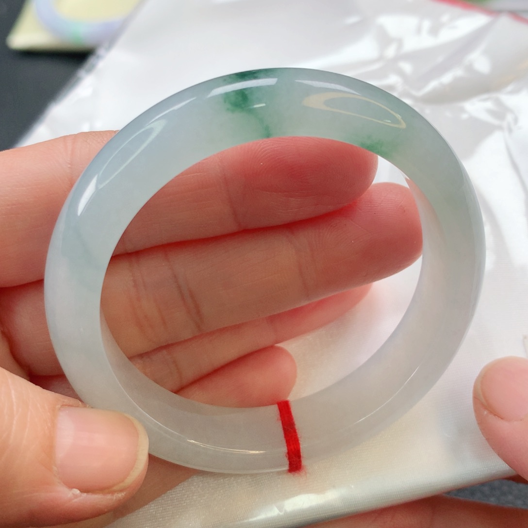 翡翠手镯未镶嵌51.5正