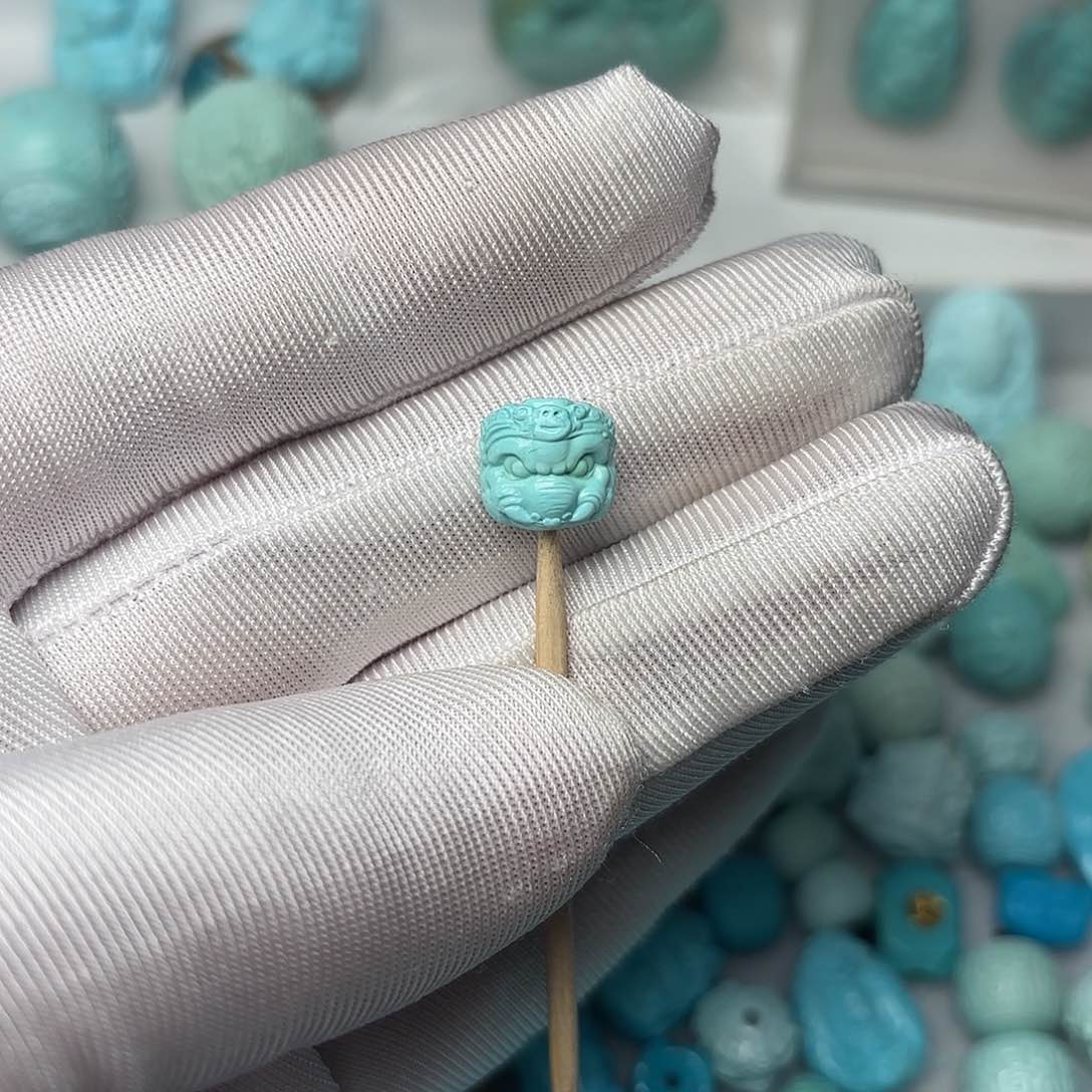 绿松石珠宝半成品未镶嵌