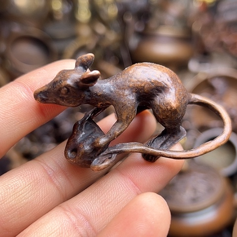 铜制文玩把玩物件