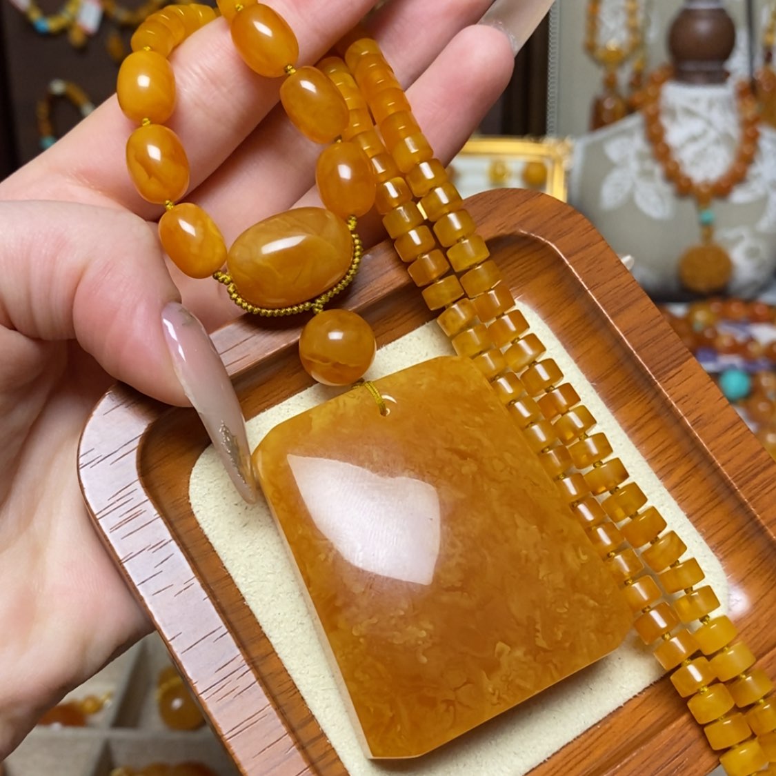 【闪购商品】手链蜜蜡未镶嵌项链