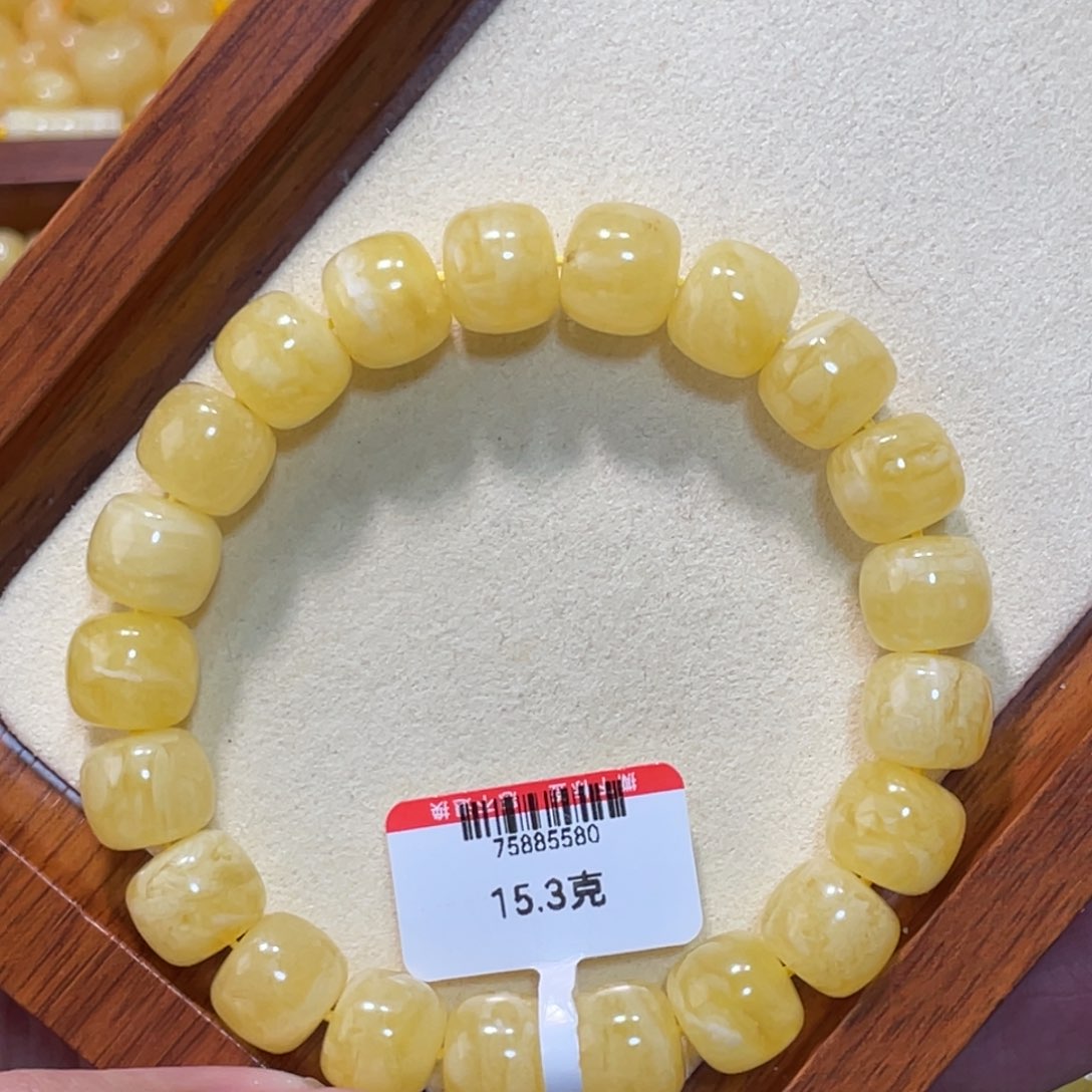 琥珀手链未镶嵌通蜜蜡