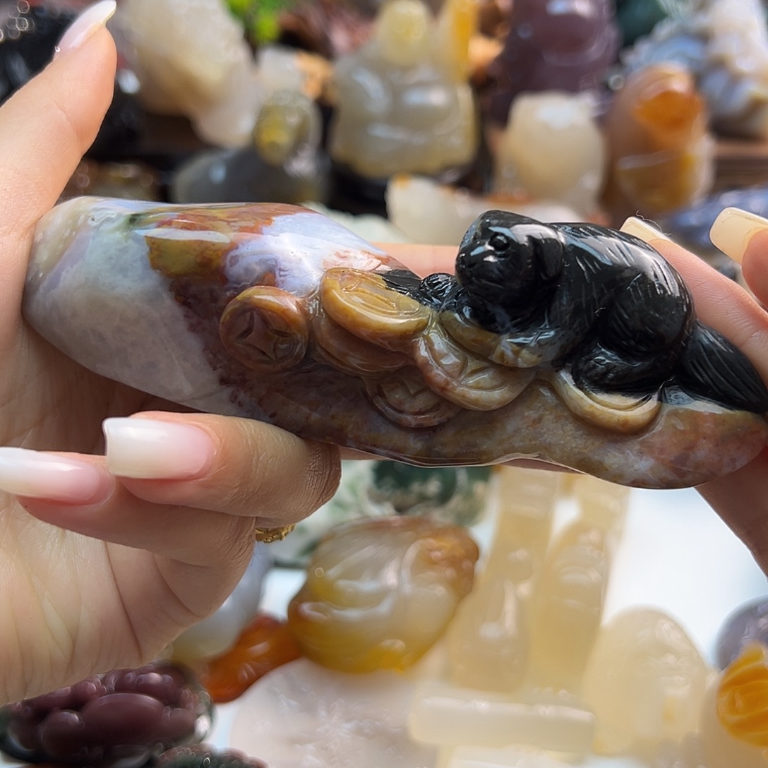 玛瑙/玉髓未镶嵌颈饰