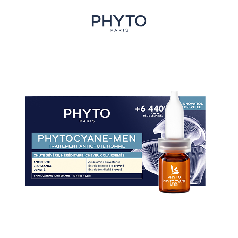 【瑞妮精选】PHYTO发朵男士渐进式固发精华3.5mlx12支