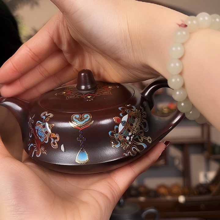 紫砂茶壶宜兴紫光堂