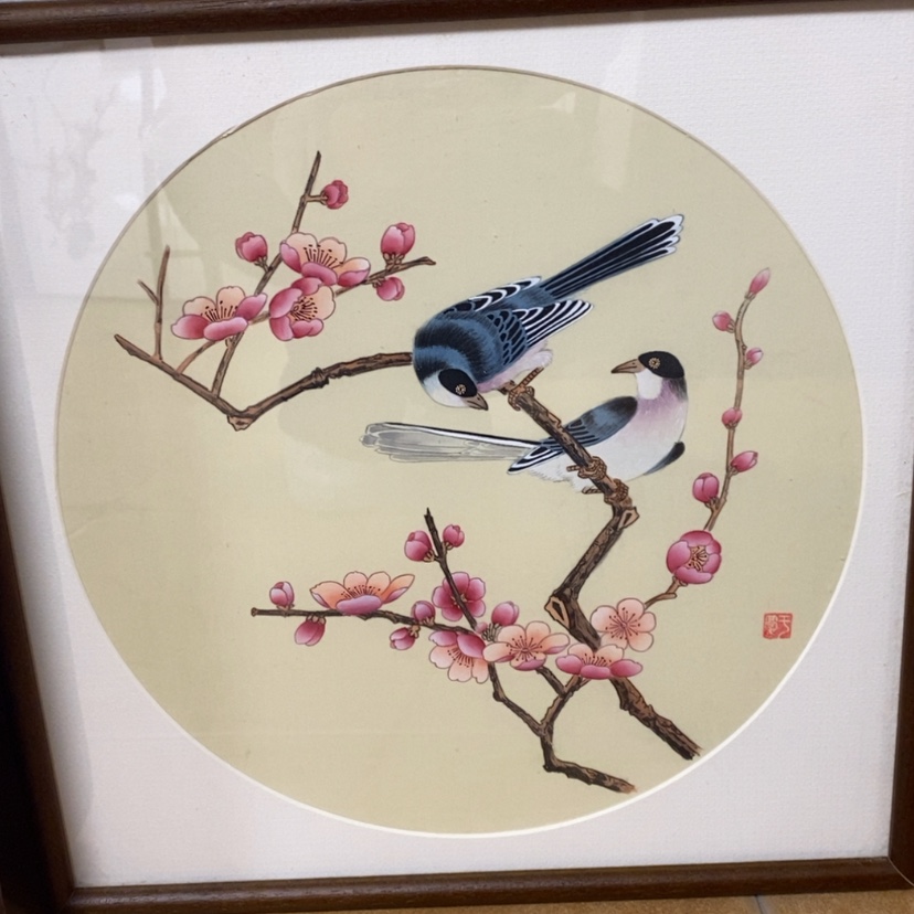 【闪购商品】国画手绘国画工笔带框
