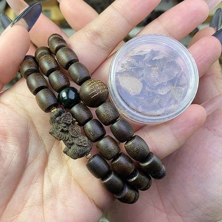 沉香沉香碎屑现***桑越南芽庄白棋楠0.8设计款